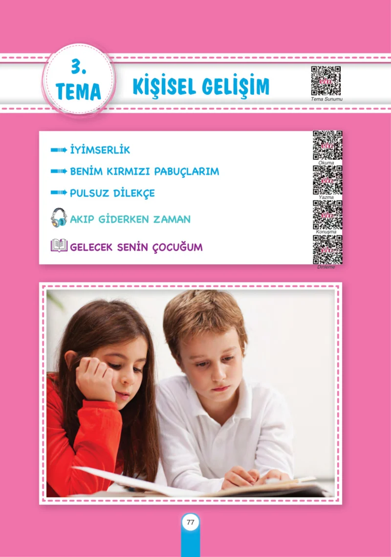 6. Sınıf Türkçe Ders Kitabı Cevapları Yıldırım Yayınları Sayfa 77