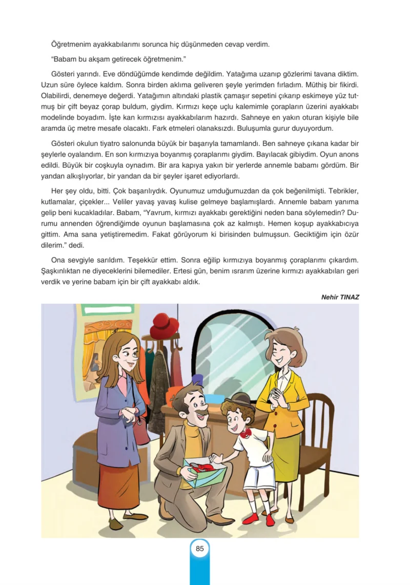 6. Sınıf Türkçe Ders Kitabı Cevapları Yıldırım Yayınları Sayfa 85