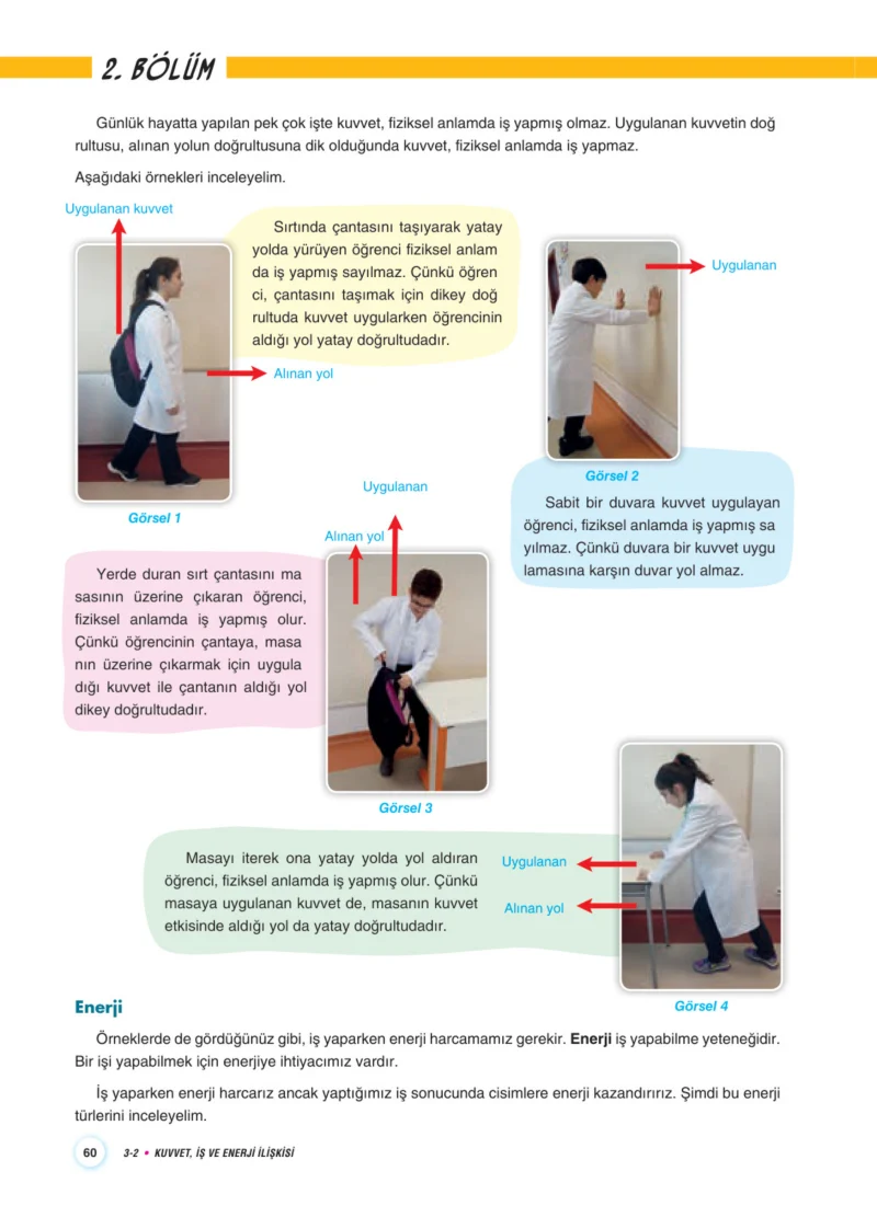 7. Sınıf Fen Bilimleri Ders Kitabı Cevapları Aydın Yayınları Sayfa 60