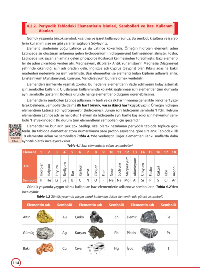 7. Sınıf Fen Bilimleri Ders Kitabı Cevapları Ferman Yayınları Sayfa 114