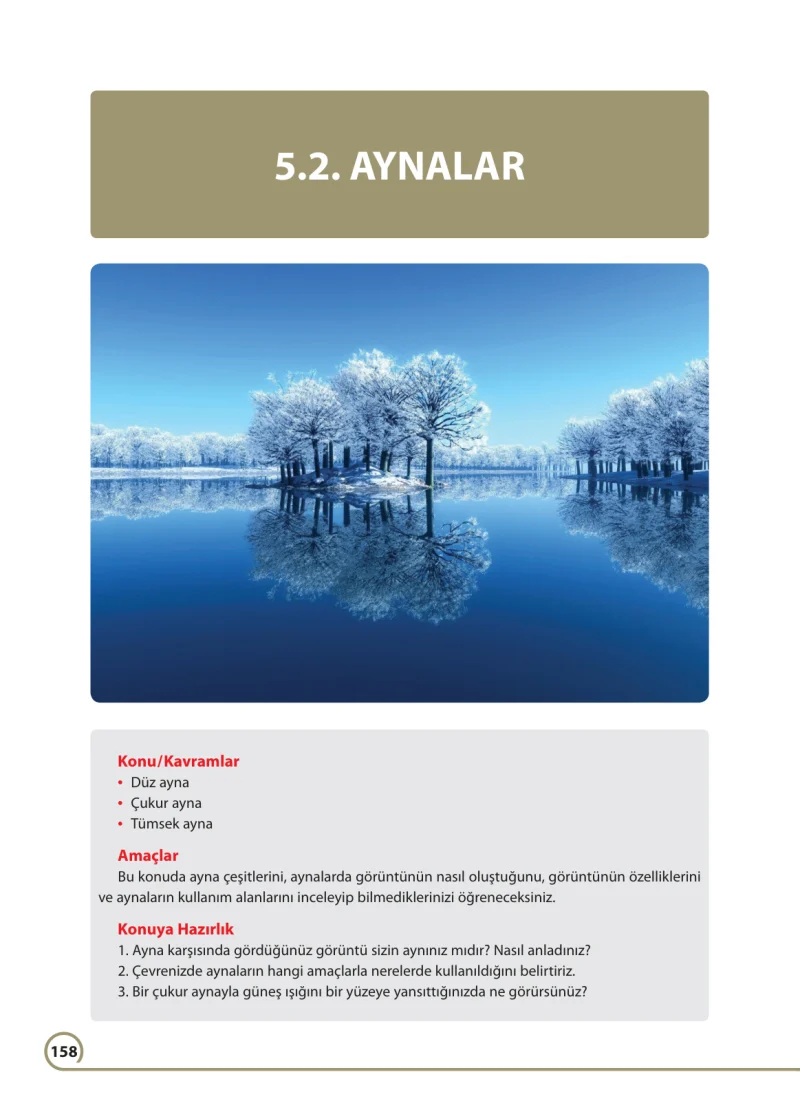 7. Sınıf Fen Bilimleri Ders Kitabı Cevapları Ferman Yayınları Sayfa 158
