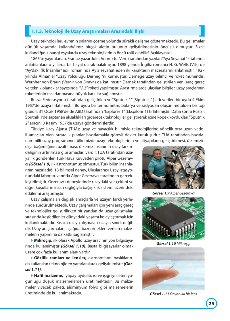 7. Sınıf Fen Bilimleri Ders Kitabı Cevapları Ferman Yayınları Sayfa 25