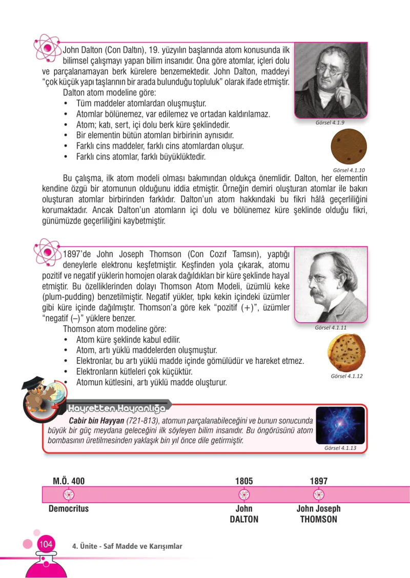 7. Sınıf Fen Bilimleri Ders Kitabı Cevapları Meb Yayınları Sayfa 104