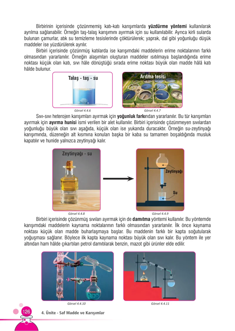 7. Sınıf Fen Bilimleri Ders Kitabı Cevapları Meb Yayınları Sayfa 126