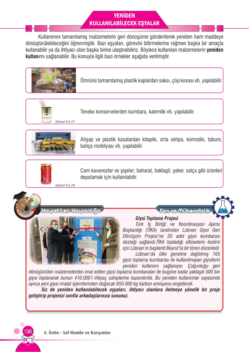 7. Sınıf Fen Bilimleri Ders Kitabı Cevapları Meb Yayınları Sayfa 136