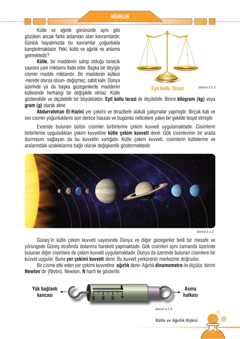 7. Sınıf Fen Bilimleri Ders Kitabı Cevapları Meb Yayınları Sayfa 75