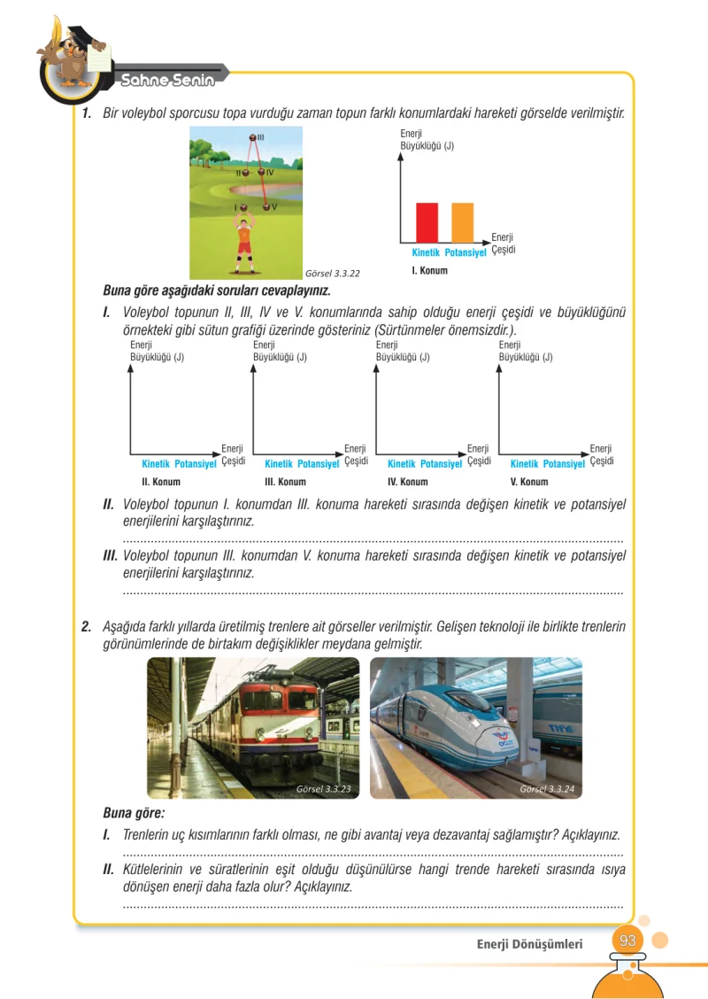 7. Sınıf Fen Bilimleri Ders Kitabı Cevapları Meb Yayınları Sayfa 93