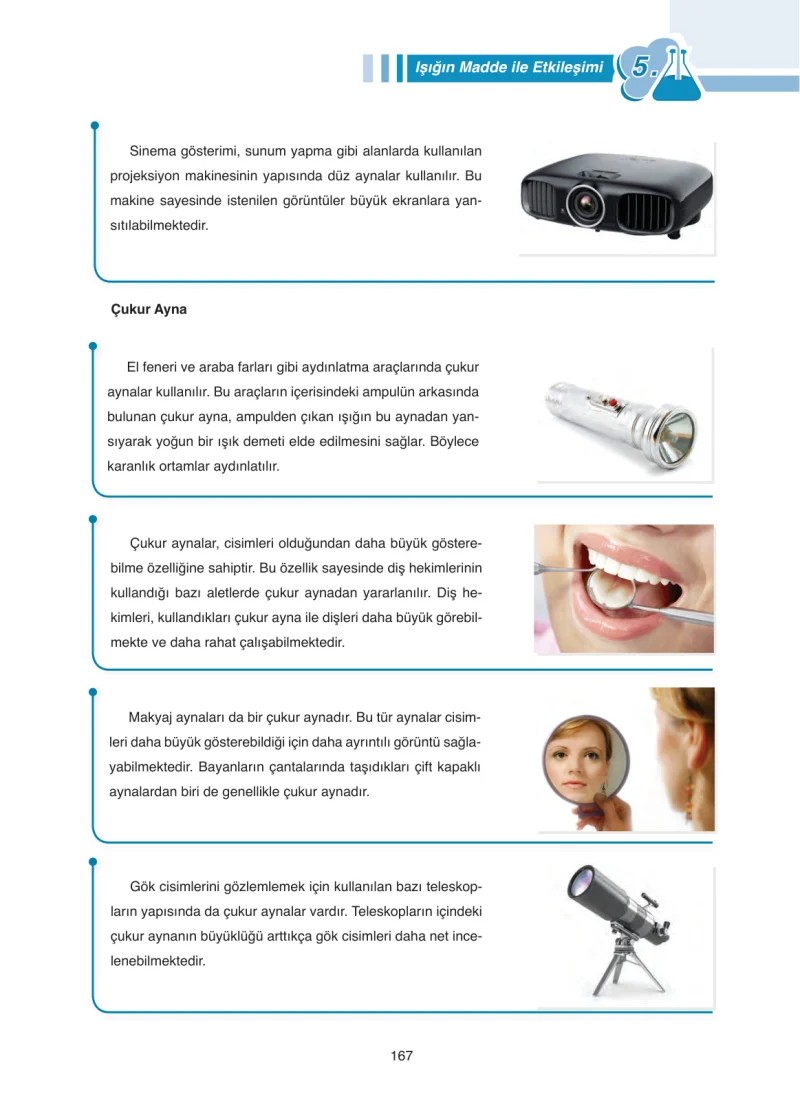 7. Sınıf Fen Bilimleri Ders Kitabı Cevapları Tutku Yayınları Sayfa 167