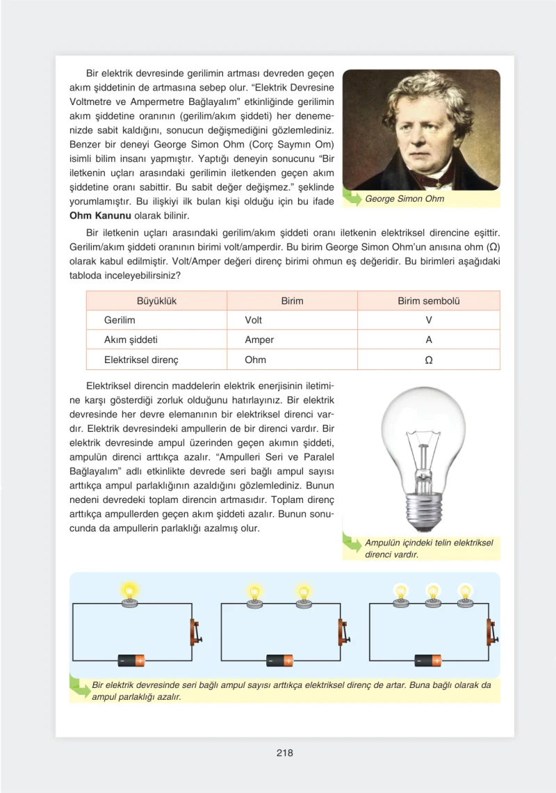 7. Sınıf Fen Bilimleri Ders Kitabı Cevapları Yıldırım Yayınları Sayfa 218