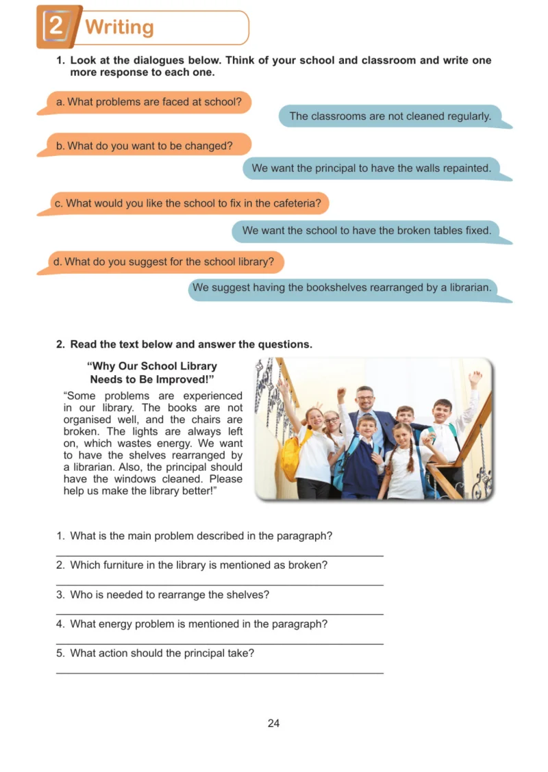 7. Sınıf İngilizce Ders Kitabı Cevapları Meb Yayınları Work Book Sayfa 24