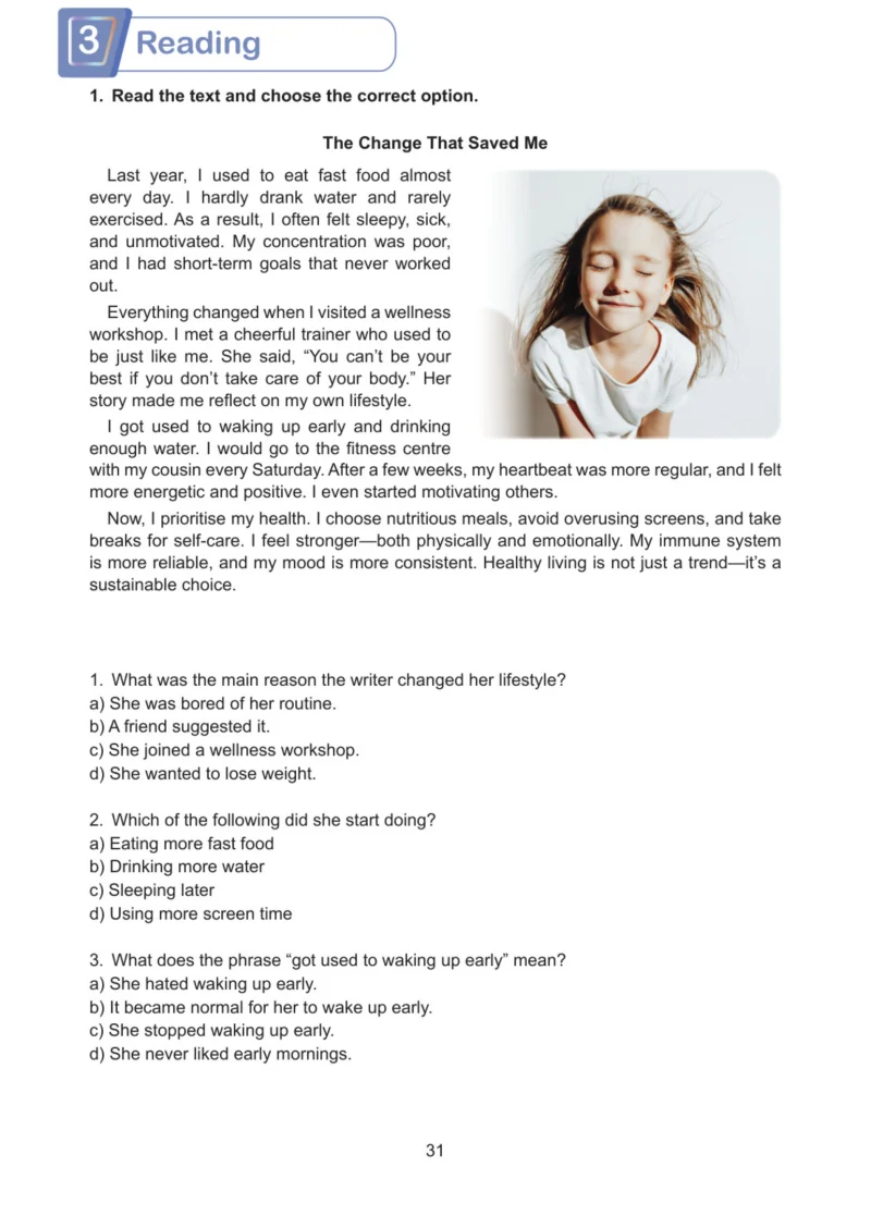 7. Sınıf İngilizce Ders Kitabı Cevapları Meb Yayınları Work Book Sayfa 31