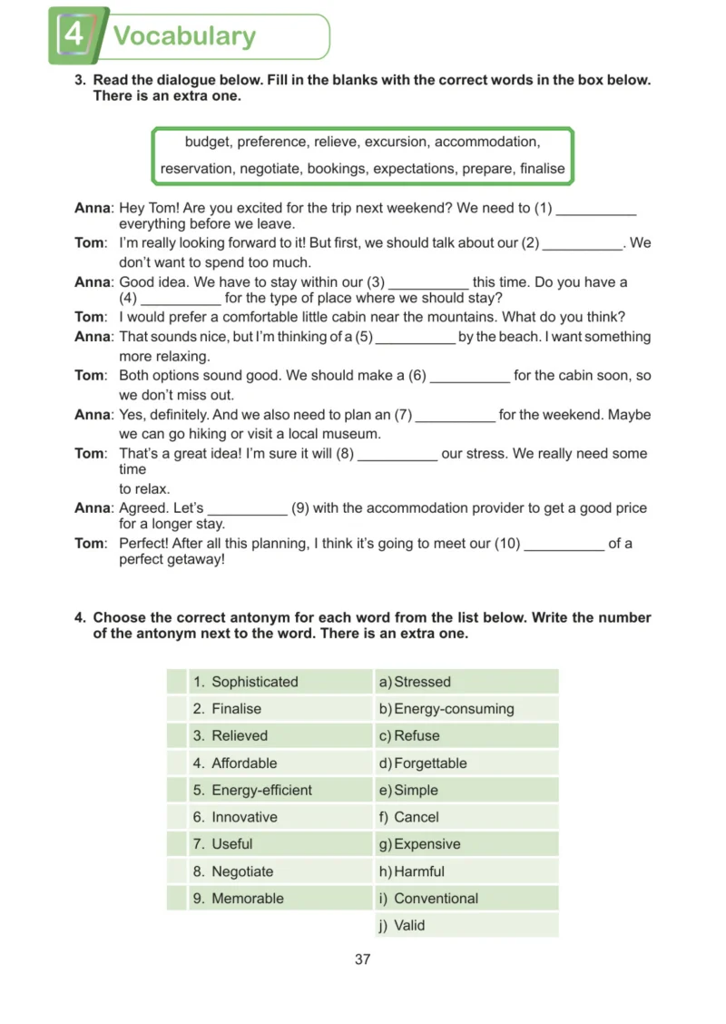 7. Sınıf İngilizce Ders Kitabı Cevapları Meb Yayınları Work Book Sayfa 37