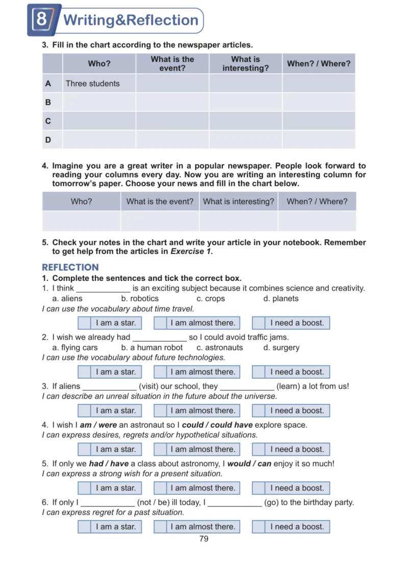 7. Sınıf İngilizce Ders Kitabı Cevapları Meb Yayınları Work Book Sayfa 79