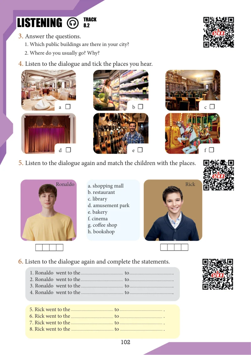 7. Sınıf İngilizce Ders Kitabı Cevapları Meb Yayınları Sayfa 102