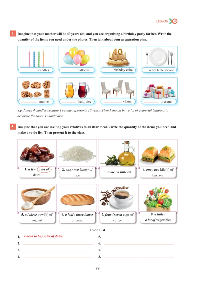7. Sınıf İngilizce Ders Kitabı Cevapları SDR İpekyolu Yayınları Sayfa 99