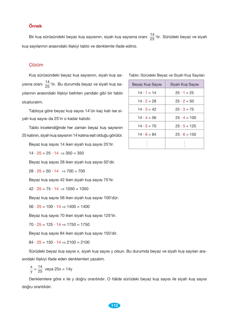 7. Sınıf Matematik Ders Kitabı Cevapları Berkay Yayınları Sayfa 112