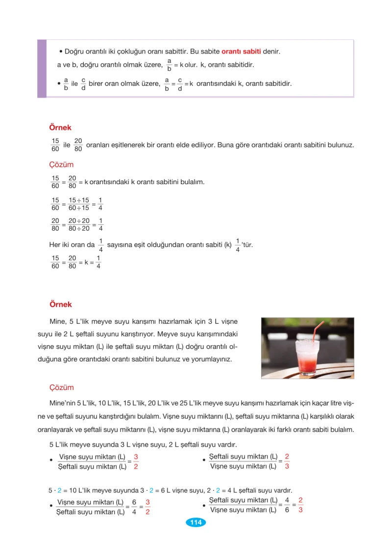 7. Sınıf Matematik Ders Kitabı Cevapları Berkay Yayınları Sayfa 114