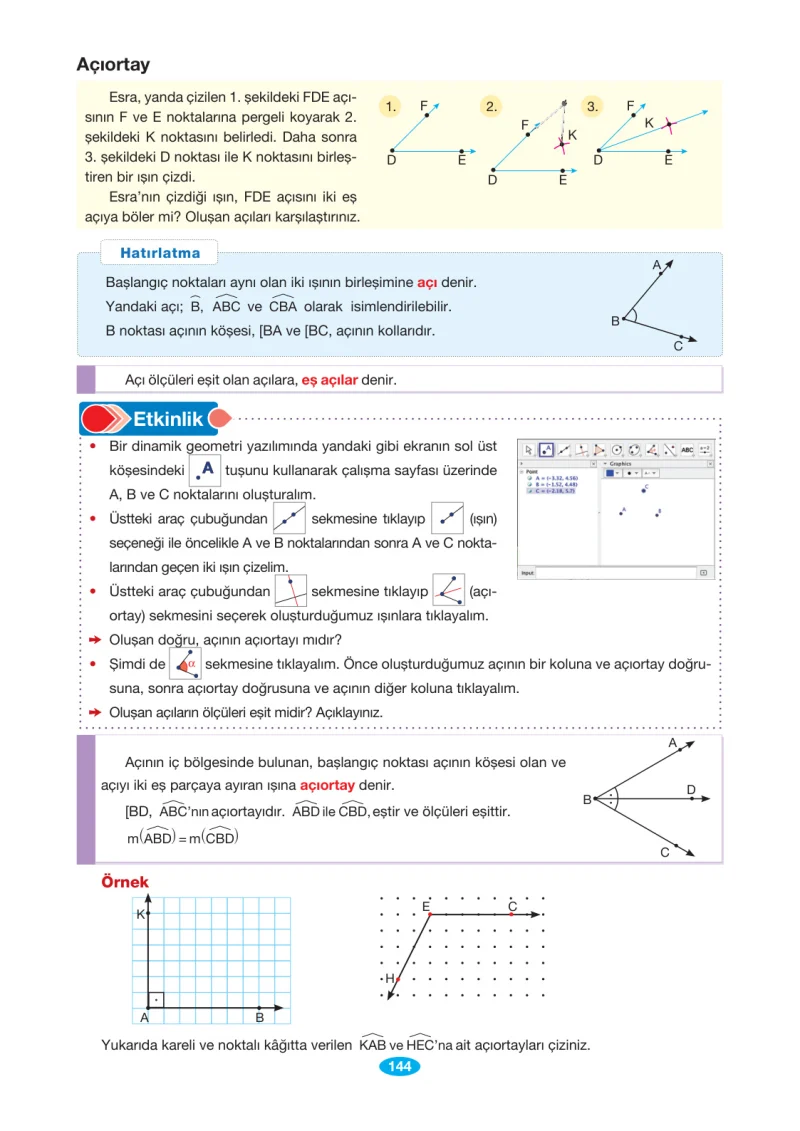 7. Sınıf Matematik Ders Kitabı Cevapları Berkay Yayınları Sayfa 144