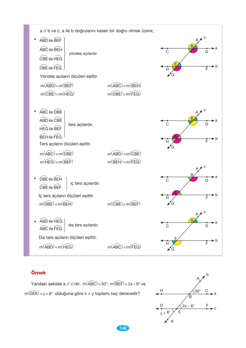 7. Sınıf Matematik Ders Kitabı Cevapları Berkay Yayınları Sayfa 148