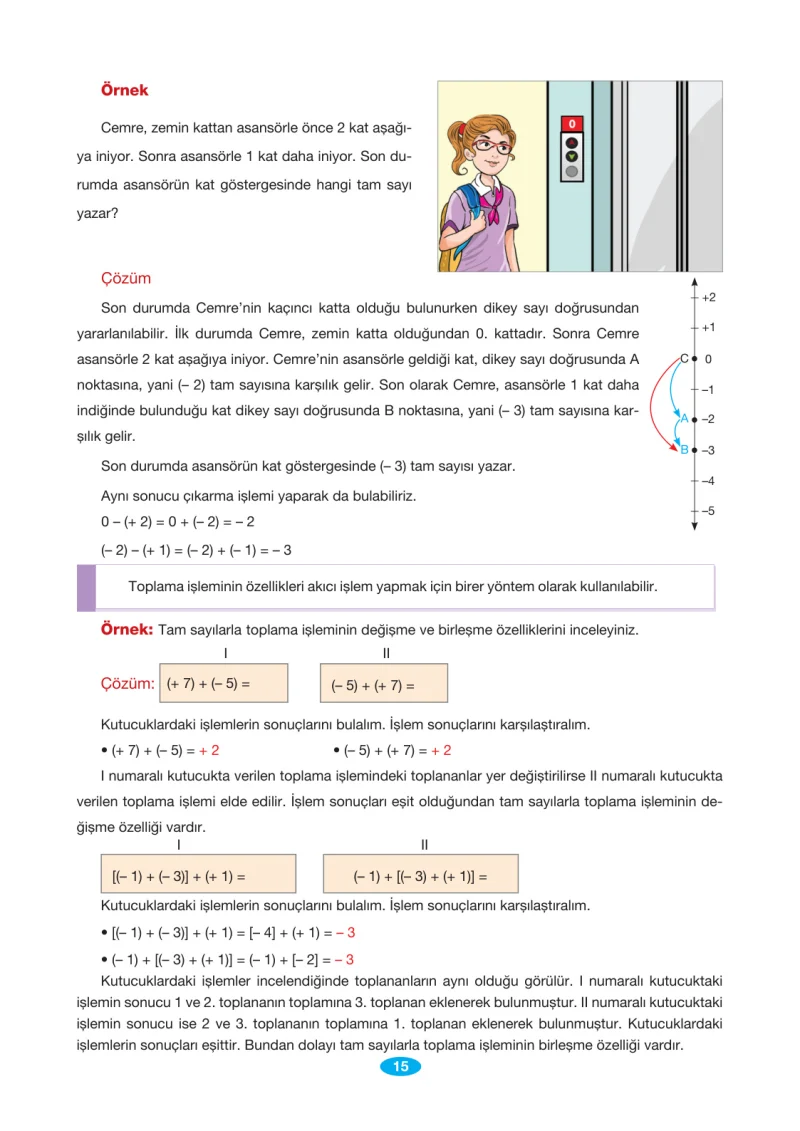 7. Sınıf Matematik Ders Kitabı Cevapları Berkay Yayınları Sayfa 15