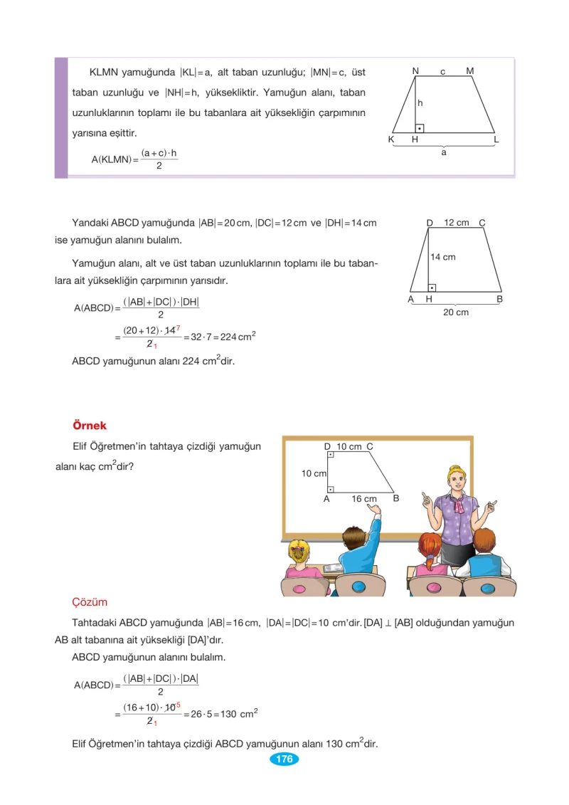 7. Sınıf Matematik Ders Kitabı Cevapları Berkay Yayınları Sayfa 176