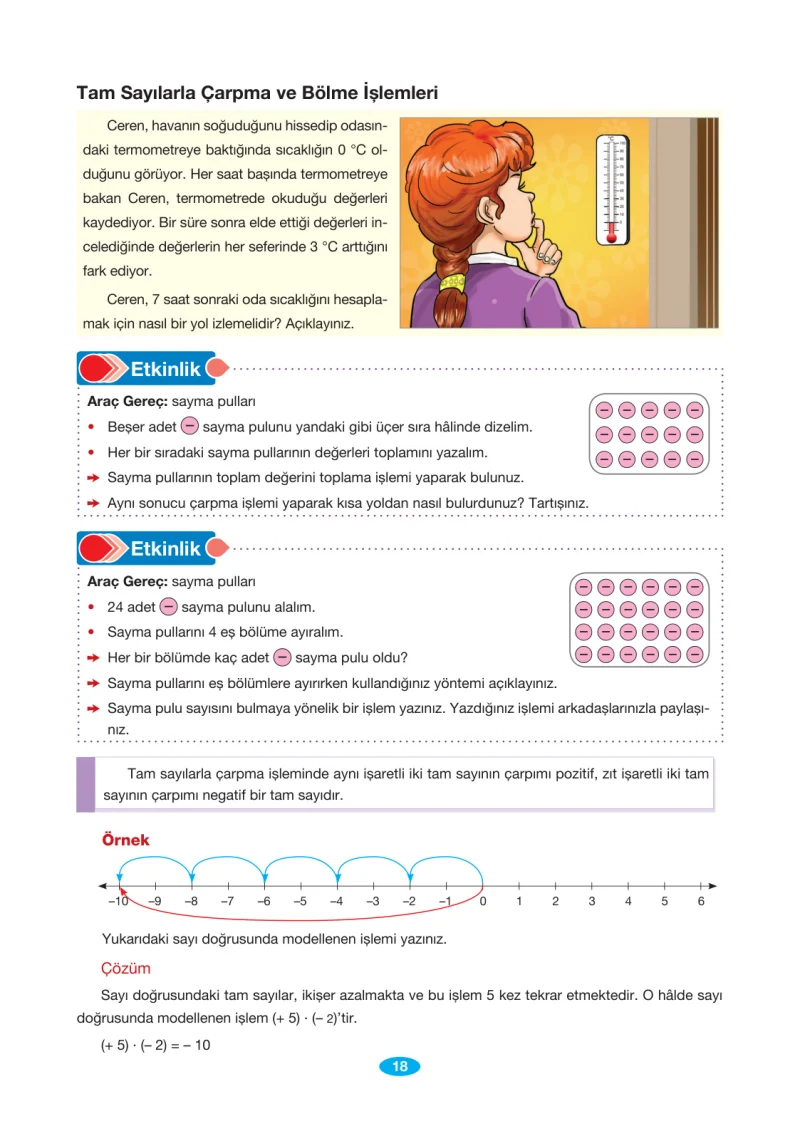 7. Sınıf Matematik Ders Kitabı Cevapları Berkay Yayınları Sayfa 18
