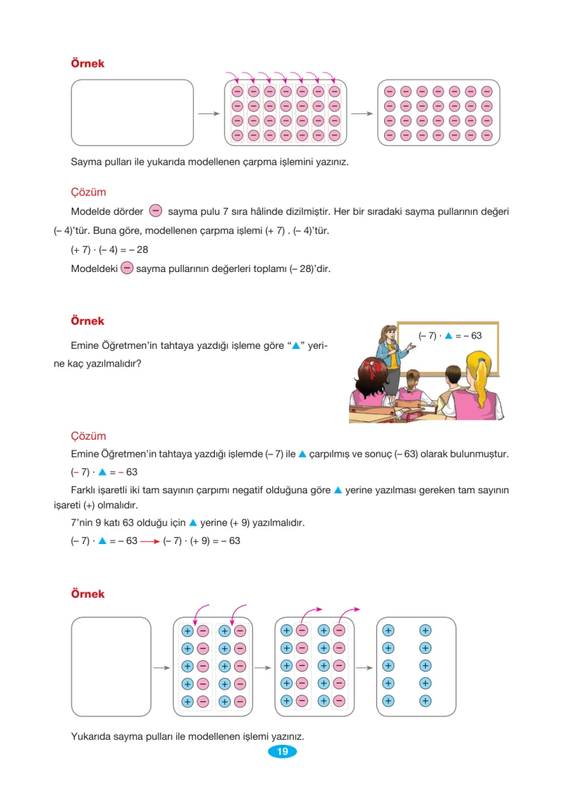 7. Sınıf Matematik Ders Kitabı Cevapları Berkay Yayınları Sayfa 19
