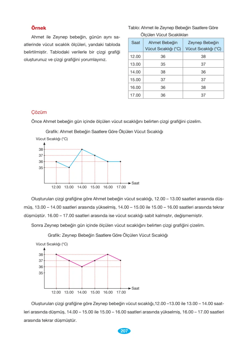 7. Sınıf Matematik Ders Kitabı Cevapları Berkay Yayınları Sayfa 207
