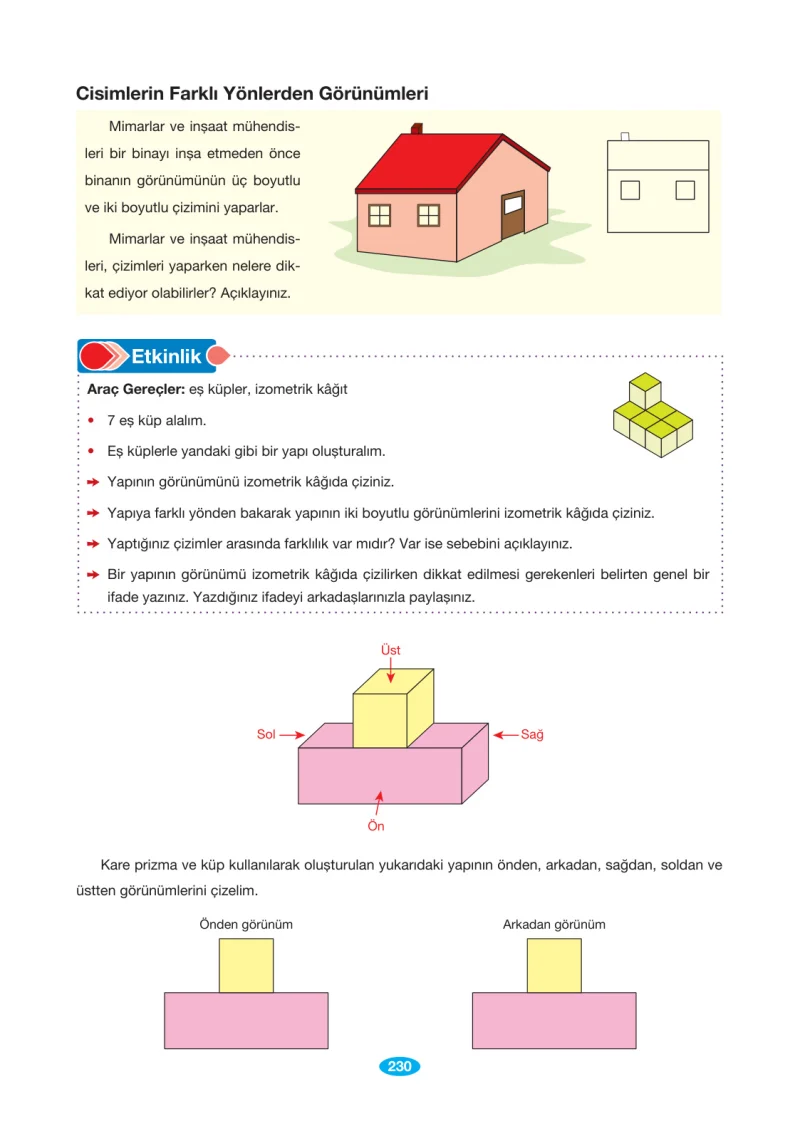 7. Sınıf Matematik Ders Kitabı Cevapları Berkay Yayınları Sayfa 230
