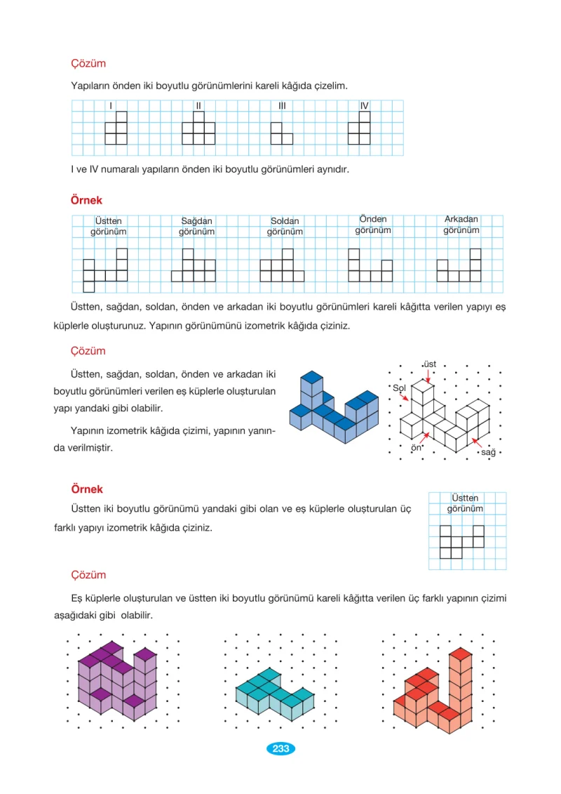 7. Sınıf Matematik Ders Kitabı Cevapları Berkay Yayınları Sayfa 233