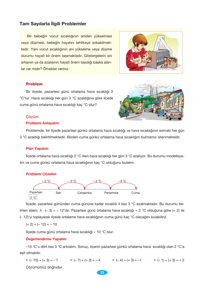 7. Sınıf Matematik Ders Kitabı Cevapları Berkay Yayınları Sayfa 33