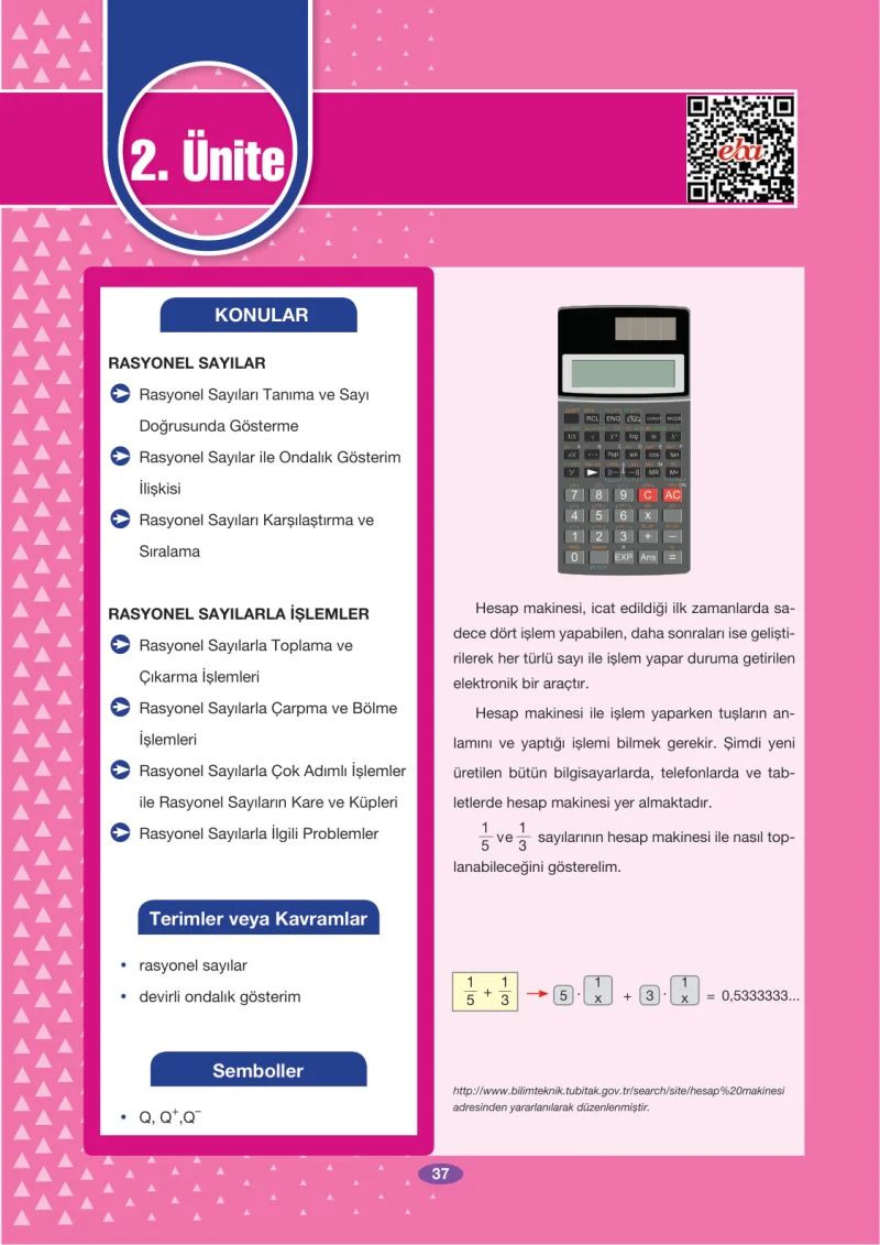 7. Sınıf Matematik Ders Kitabı Cevapları Berkay Yayınları Sayfa 37