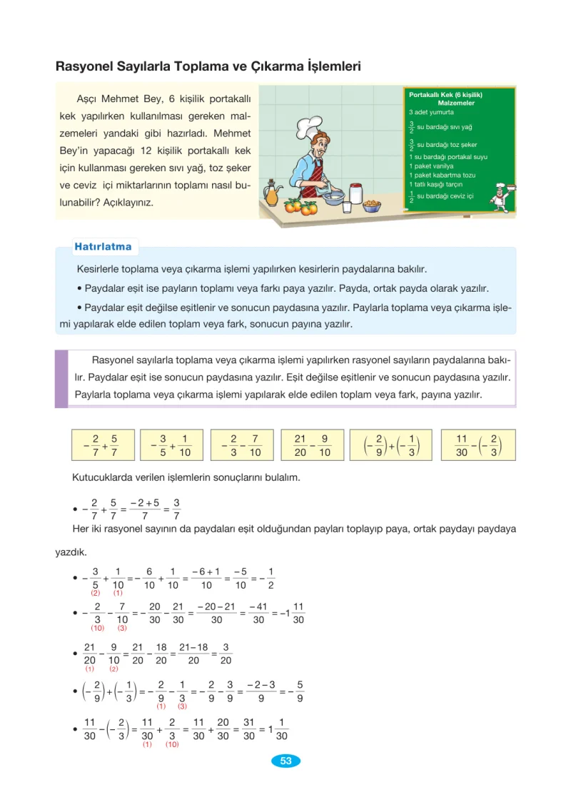 7. Sınıf Matematik Ders Kitabı Cevapları Berkay Yayınları Sayfa 53