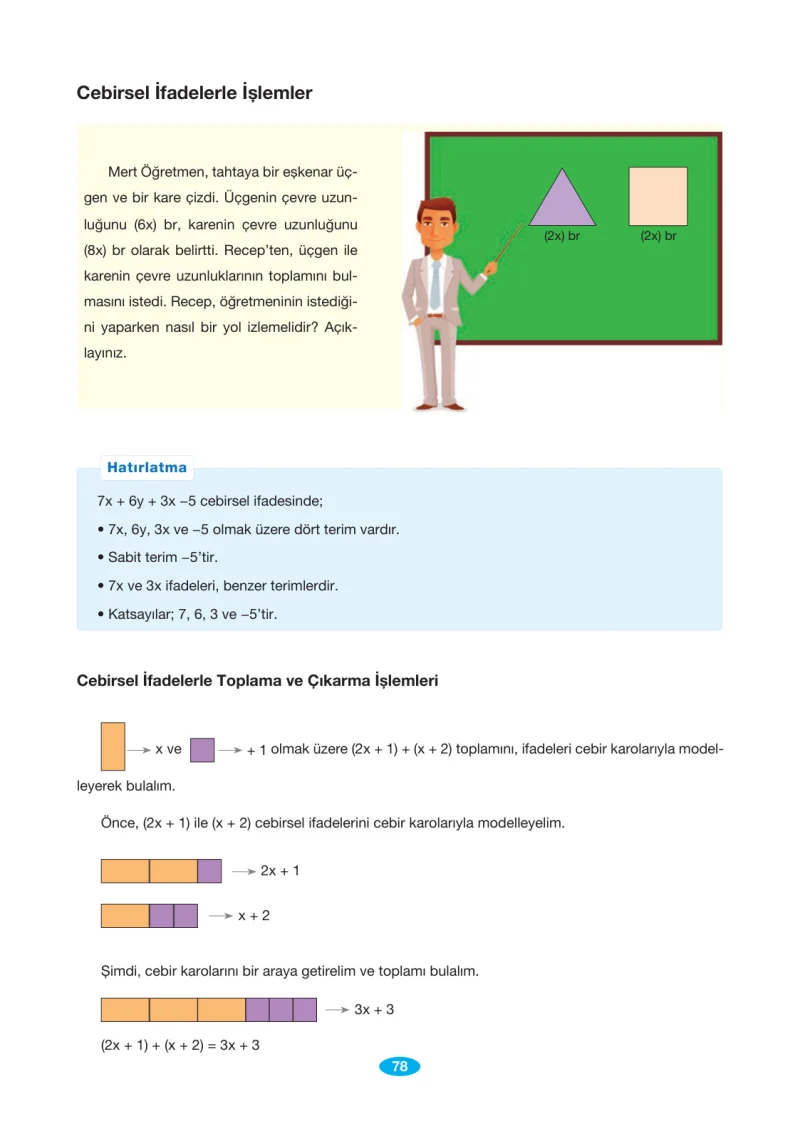 7. Sınıf Matematik Ders Kitabı Cevapları Berkay Yayınları Sayfa 78