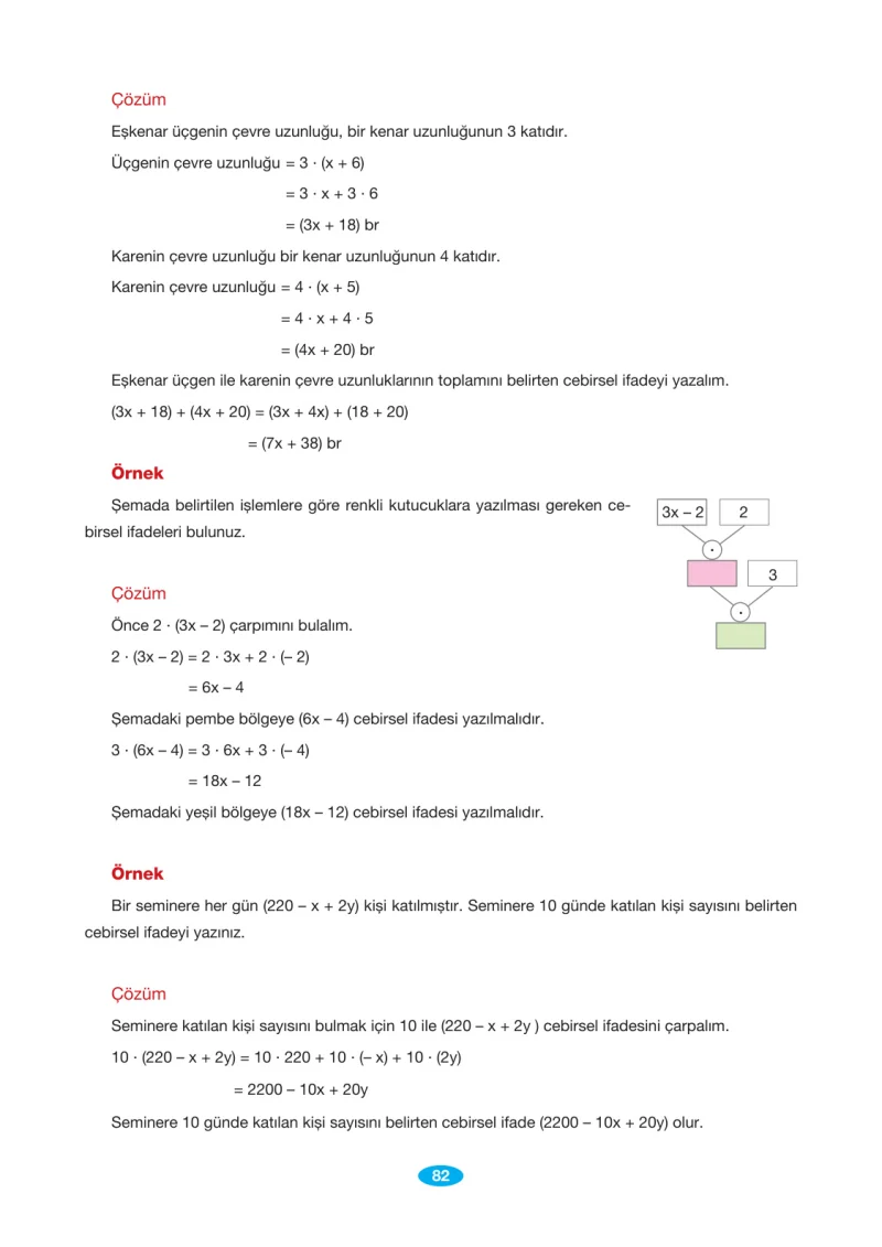 7. Sınıf Matematik Ders Kitabı Cevapları Berkay Yayınları Sayfa 82