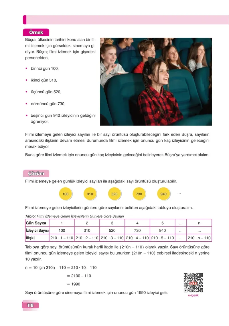 7. Sınıf Matematik Ders Kitabı Cevapları Edat Yayınları Sayfa 118