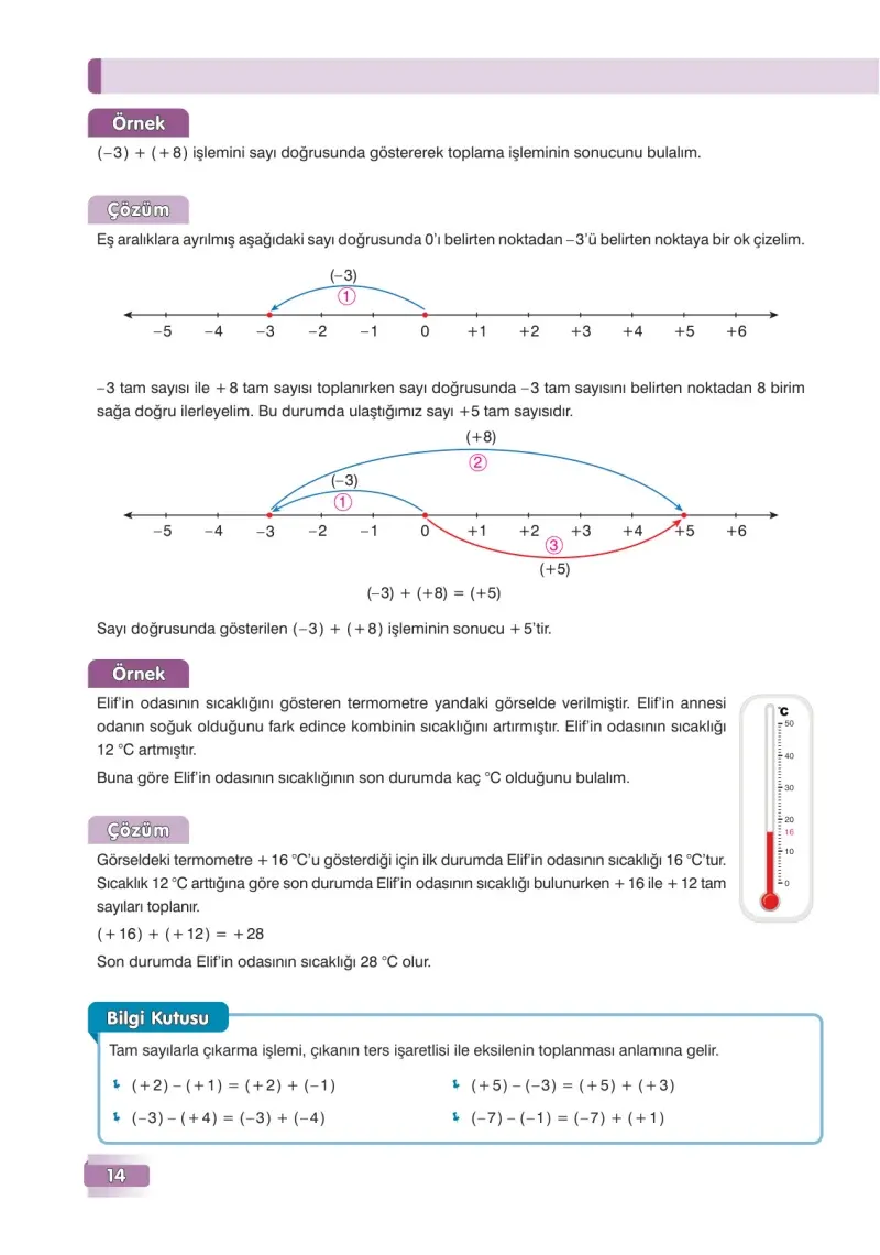 7. Sınıf Matematik Ders Kitabı Cevapları Edat Yayınları Sayfa 14