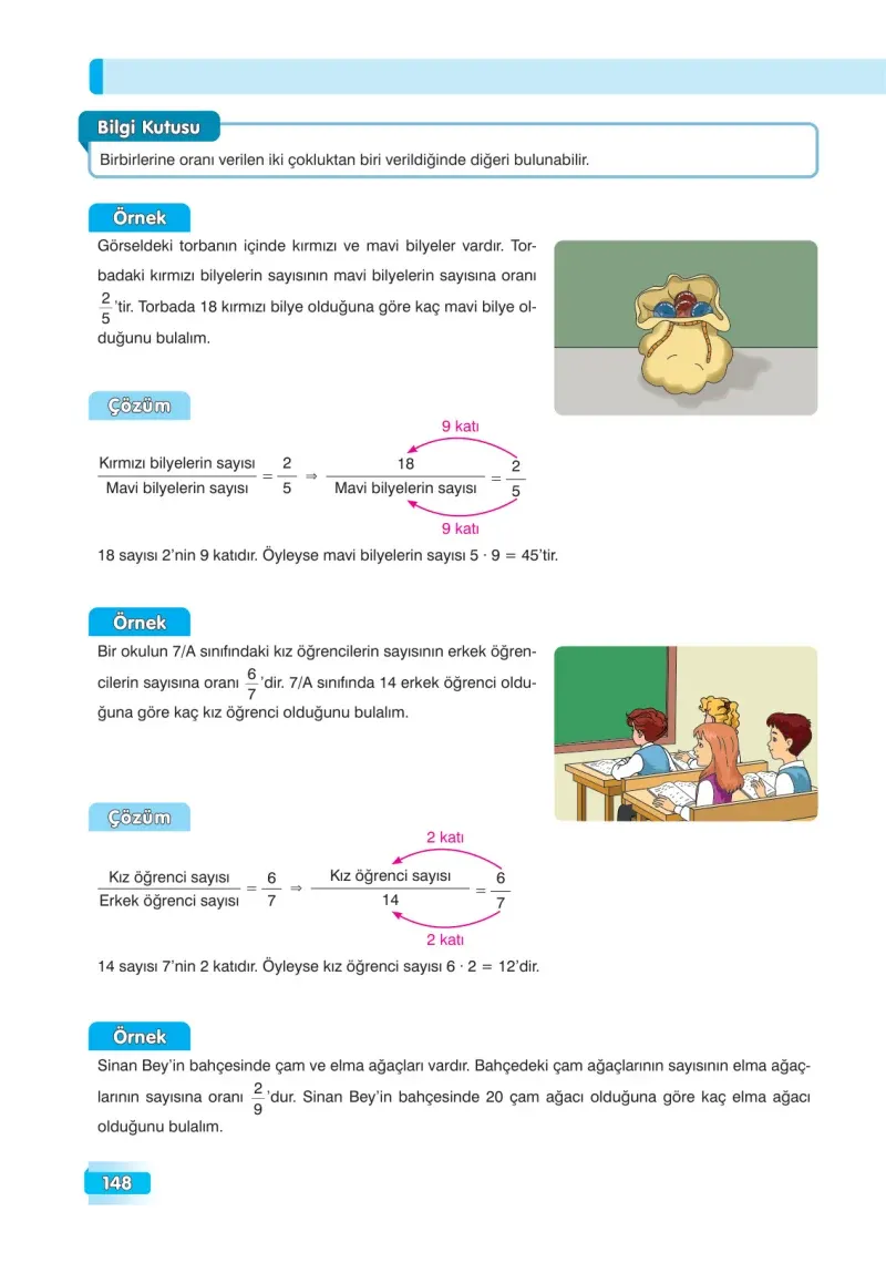 7. Sınıf Matematik Ders Kitabı Cevapları Edat Yayınları Sayfa 148