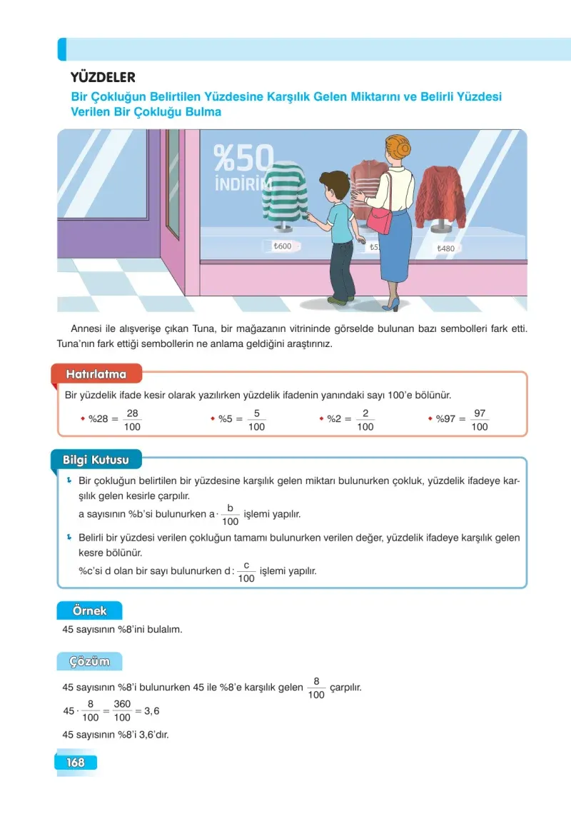 7. Sınıf Matematik Ders Kitabı Cevapları Edat Yayınları Sayfa 168