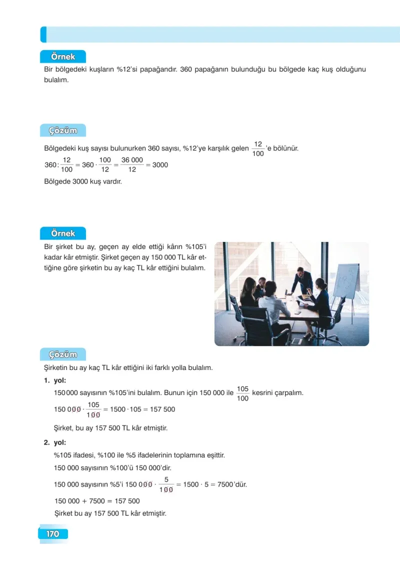 7. Sınıf Matematik Ders Kitabı Cevapları Edat Yayınları Sayfa 170