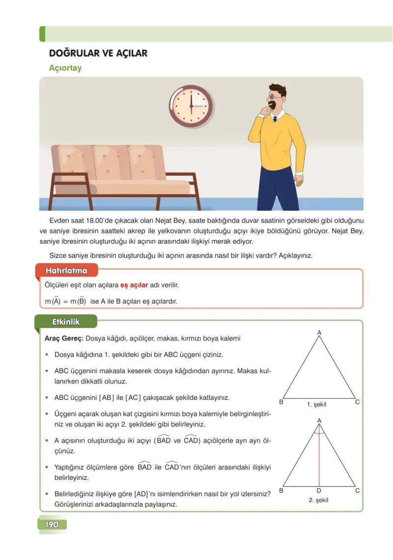 7. Sınıf Matematik Ders Kitabı Cevapları Edat Yayınları Sayfa 190