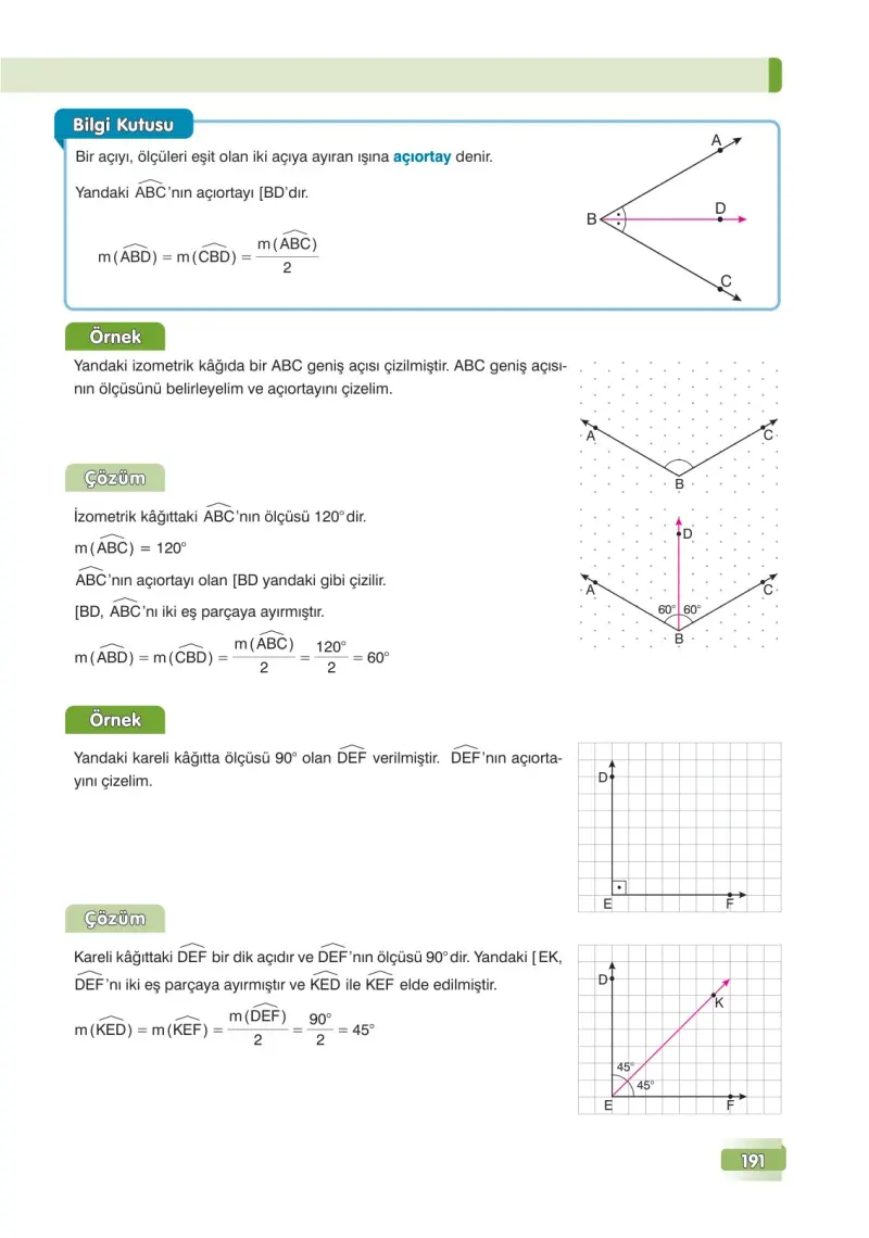 7. Sınıf Matematik Ders Kitabı Cevapları Edat Yayınları Sayfa 191