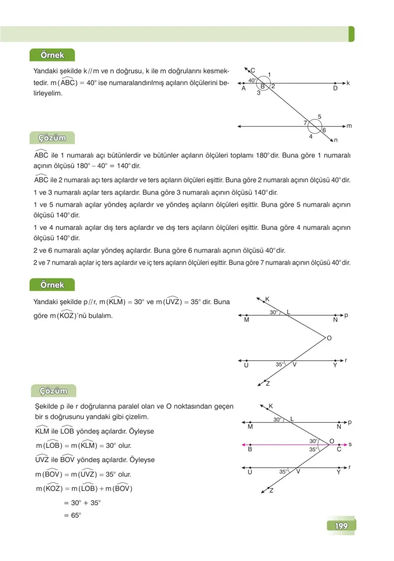7. Sınıf Matematik Ders Kitabı Cevapları Edat Yayınları Sayfa 199