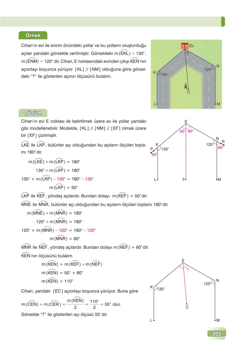 7. Sınıf Matematik Ders Kitabı Cevapları Edat Yayınları Sayfa 205