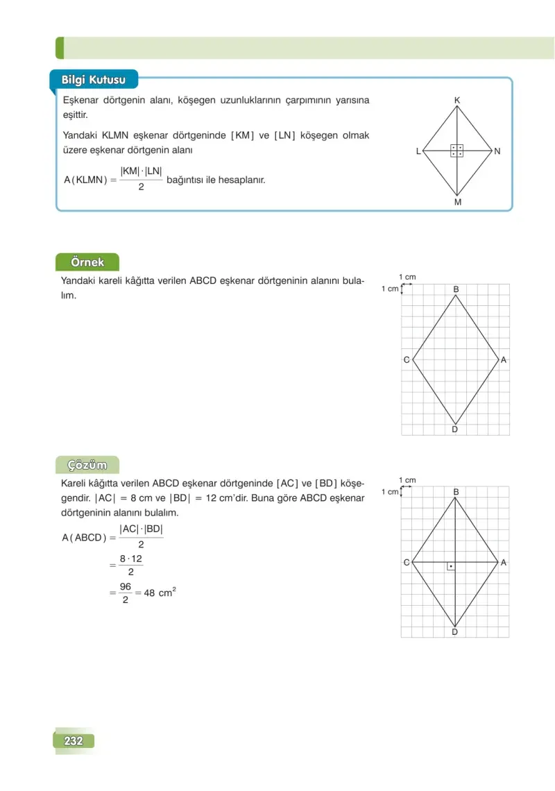 7. Sınıf Matematik Ders Kitabı Cevapları Edat Yayınları Sayfa 232