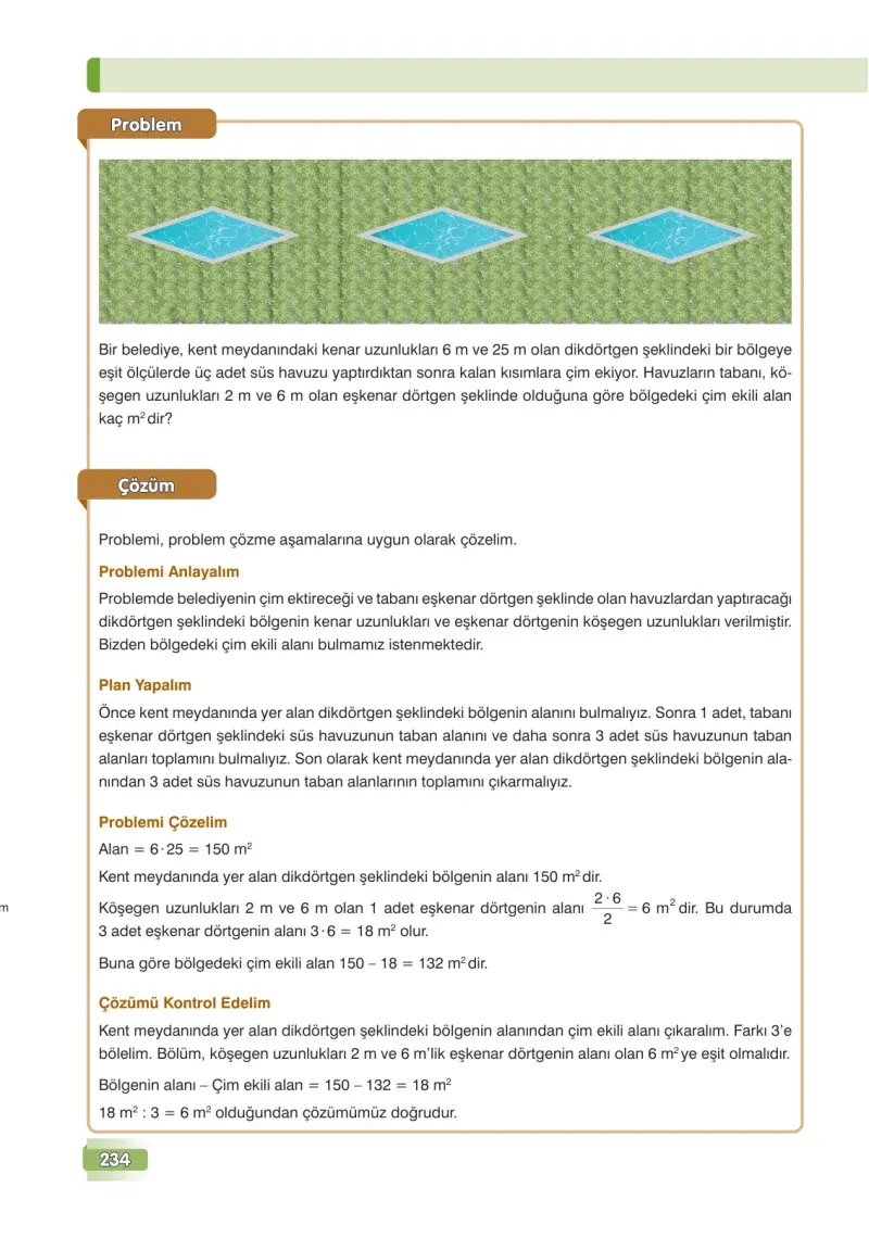 7. Sınıf Matematik Ders Kitabı Cevapları Edat Yayınları Sayfa 234
