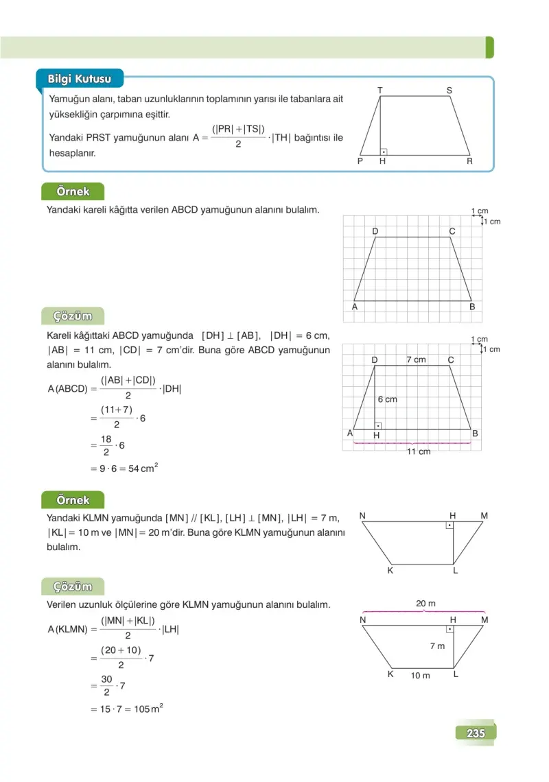 7. Sınıf Matematik Ders Kitabı Cevapları Edat Yayınları Sayfa 235