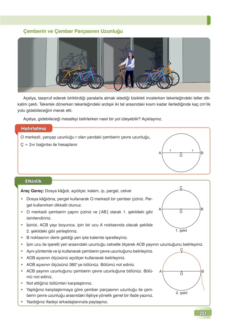 7. Sınıf Matematik Ders Kitabı Cevapları Edat Yayınları Sayfa 251