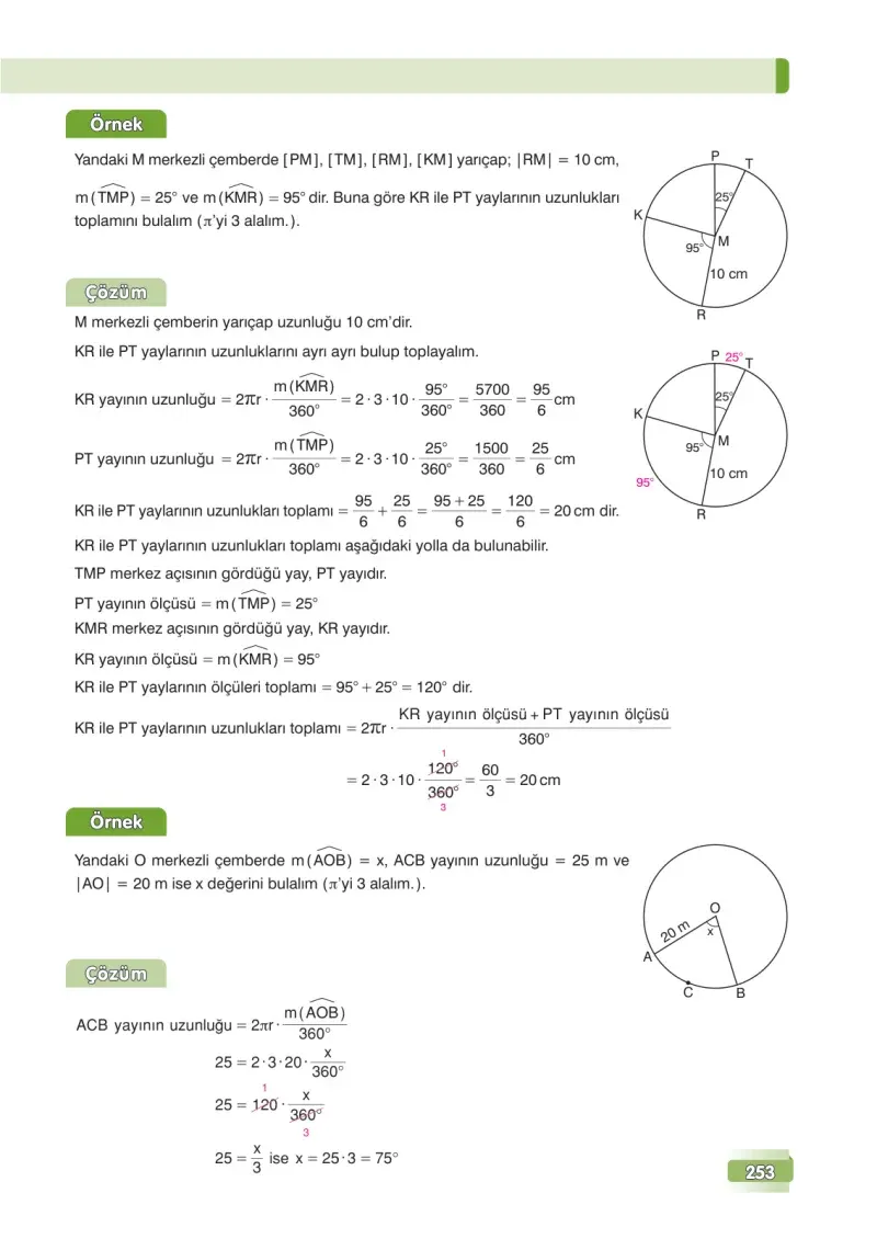 7. Sınıf Matematik Ders Kitabı Cevapları Edat Yayınları Sayfa 253