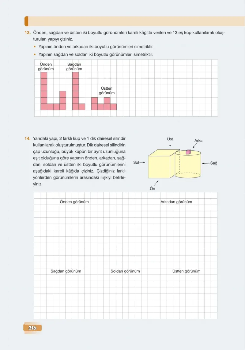 7. Sınıf Matematik Ders Kitabı Cevapları Edat Yayınları Sayfa 316